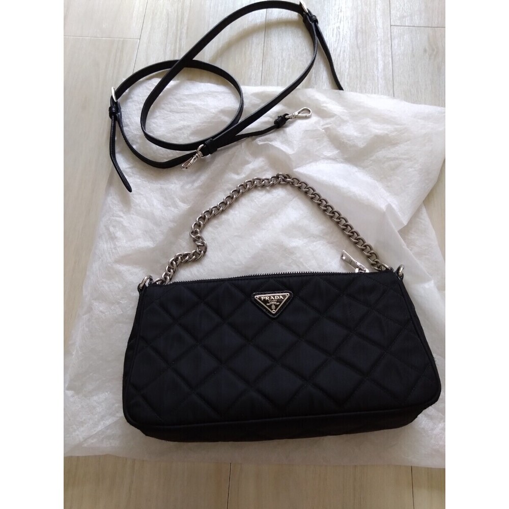 PRADA Quilted Chain Shoulder Bag